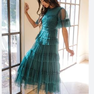 WHIMSICAL DRESS FOREST GREEN-IVY CITY CO.